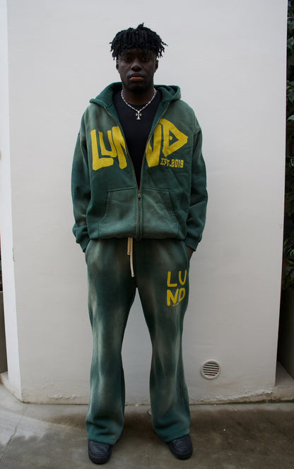 CREATED 2 CREATED GREEN TRACKSUIT