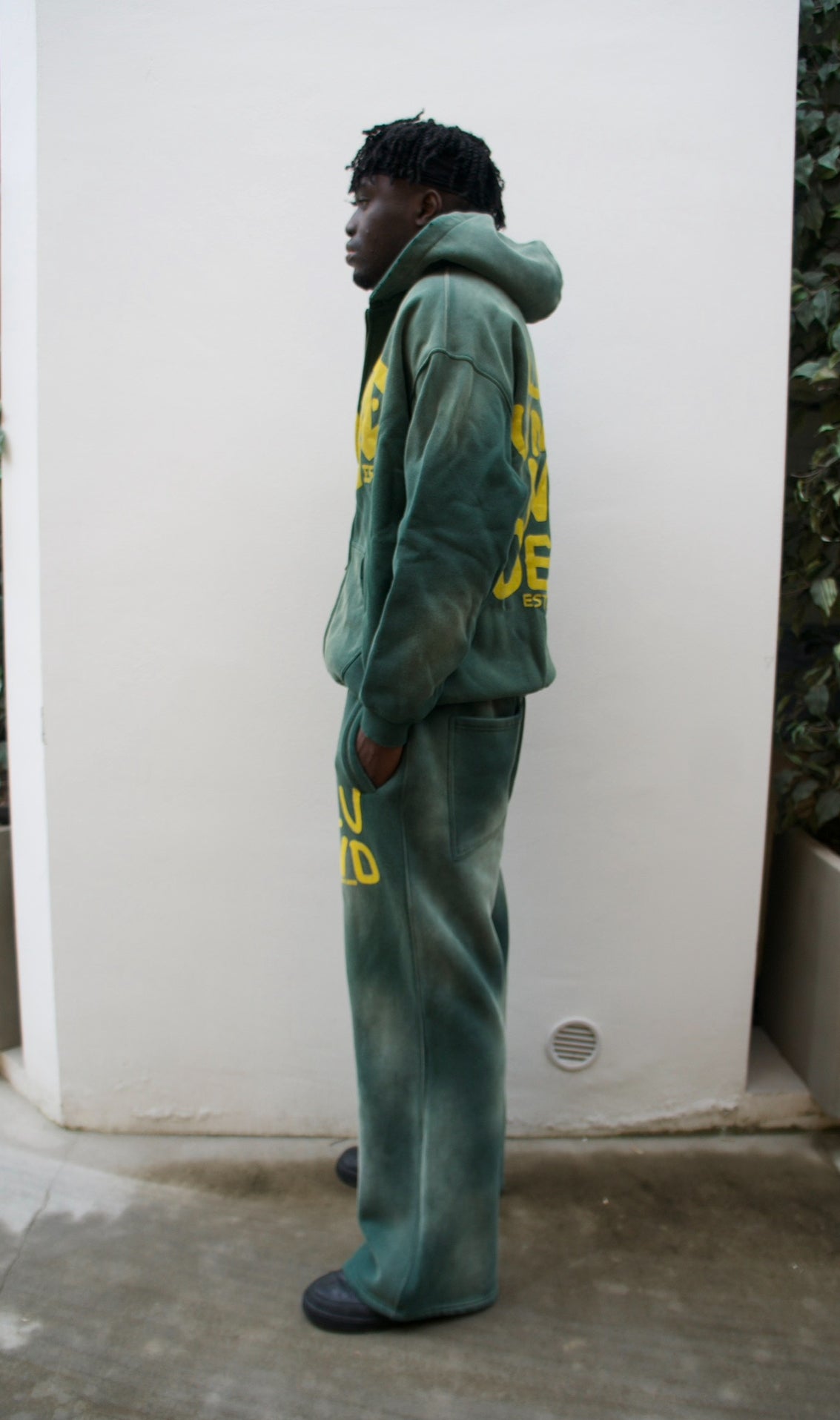 CREATED 2 CREATED GREEN TRACKSUIT