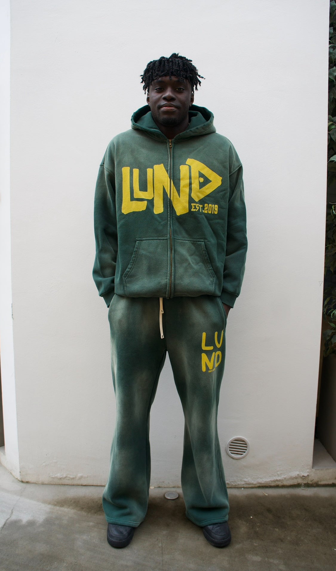 CREATED 2 CREATED GREEN TRACKSUIT