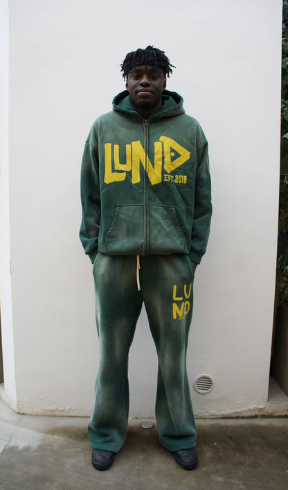 CREATED 2 CREATED GREEN TRACKSUIT